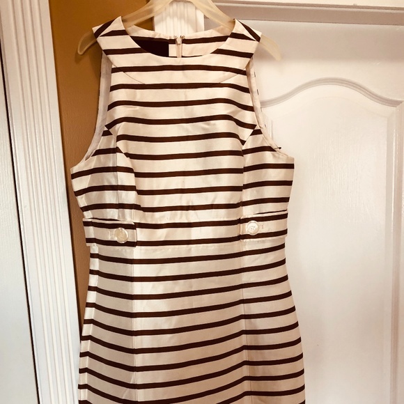Sleeveless Striped Lined Sexy Dress Never worn - Picture 1 of 5